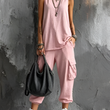Valentina  - Flowy casual set with pockets