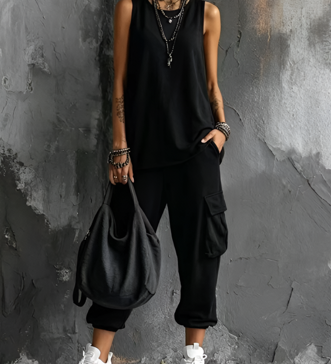 Valentina  - Flowy casual set with pockets