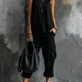 Valentina  - Flowy casual set with pockets