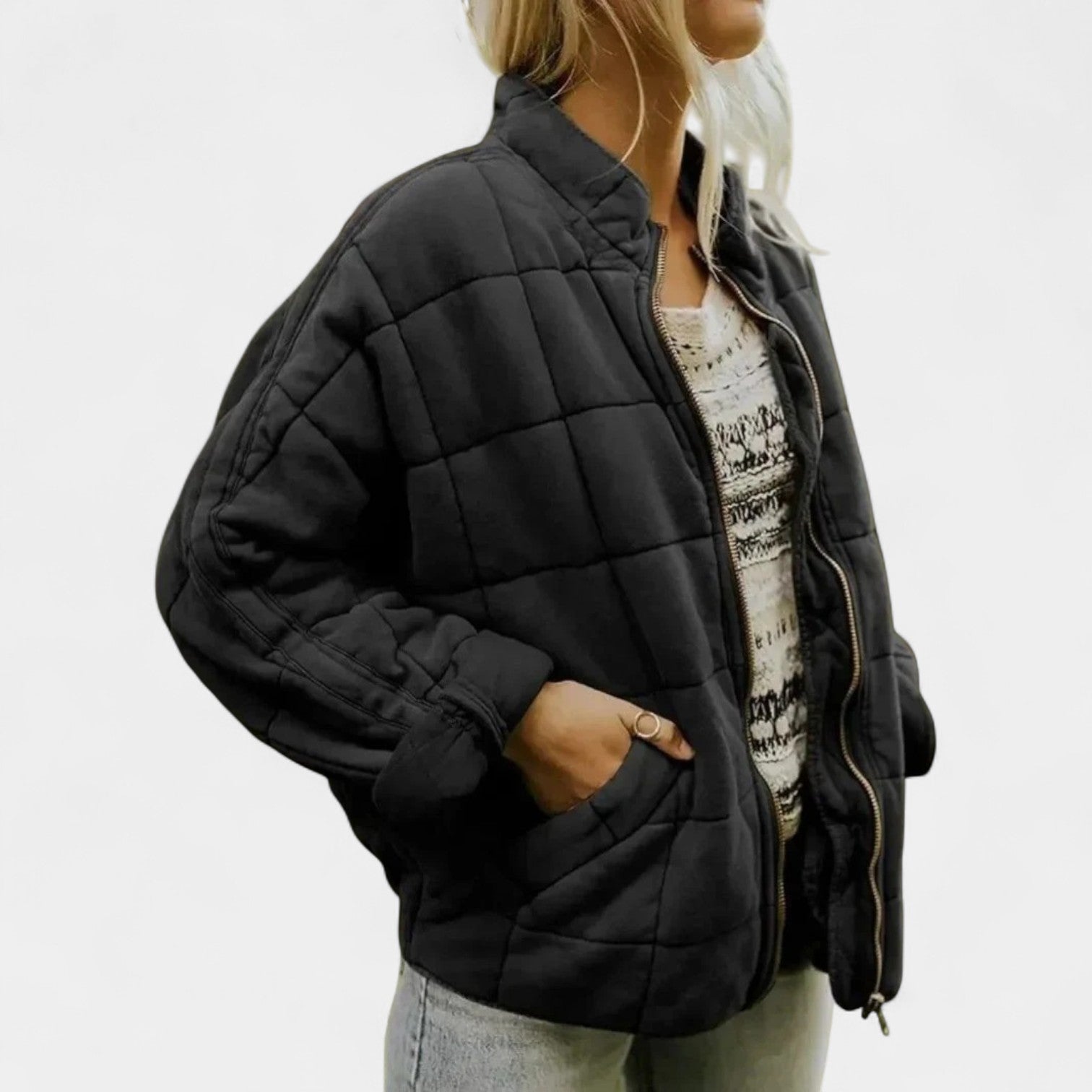 MAIRE ELEGANT LINED OVERSIZED JACKET
