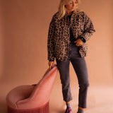 NATALIE LEOPARD PRINT COAT