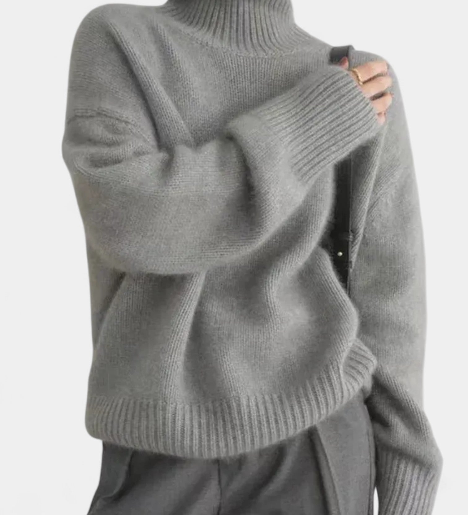 CATALINA CASHMERE HIGH NECK SWEATER