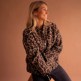 NATALIE LEOPARD PRINT COAT