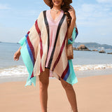 Pink Solstice Shores Crochet Cover-Up